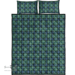 Scottish MacNeill of Colonsay Ancient Clan Tartan Quilt Bed Set - Classic Scottish Plaid Tartan Plaid