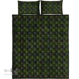 Scottish MacLean Hunting Ancient Clan Tartan Quilt Bed Set - Classic Scottish Plaid Tartan Plaid