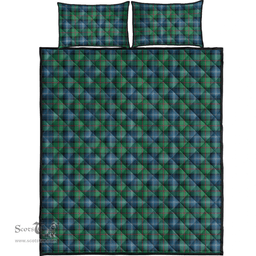Scottish Urquhart Ancient Clan Tartan Quilt Bed Set - Classic Scottish Plaid Tartan Plaid