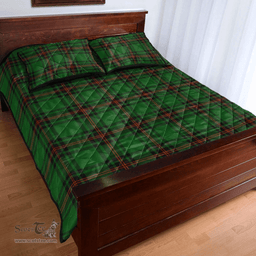 Scottish Fife District Clan Tartan Quilt Bed Set - Classic Scottish Plaid Tartan Plaid
