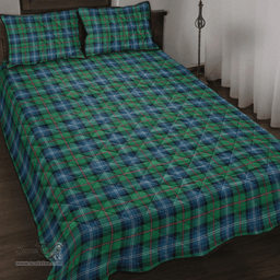 Scottish Urquhart Ancient Clan Tartan Quilt Bed Set - Classic Scottish Plaid Tartan Plaid