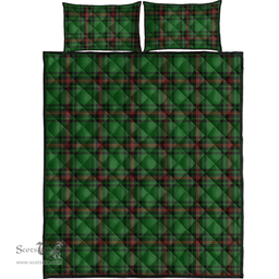 Scottish Fife District Clan Tartan Quilt Bed Set - Classic Scottish Plaid Tartan Plaid