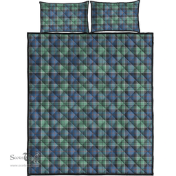 Scottish Leslie Hunting Clan Tartan Quilt Bed Set - Classic Scottish Plaid Tartan Plaid