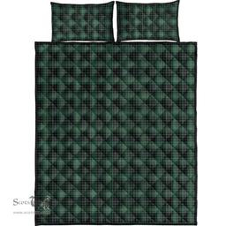 Scottish MacAulay Hunting Ancient Clan Tartan Quilt Bed Set - Classic Scottish Plaid Tartan Plaid