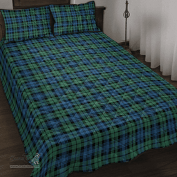 Scottish Campbell Ancient 02 Clan Tartan Quilt Bed Set - Classic Scottish Plaid Tartan Plaid
