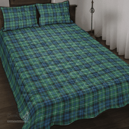 Scottish MacNeill of Colonsay Ancient Clan Tartan Quilt Bed Set - Classic Scottish Plaid Tartan Plaid