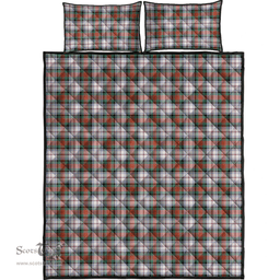 Scottish MacDuff Dress Ancient Clan Tartan Quilt Bed Set - Classic Scottish Plaid Tartan Plaid
