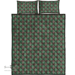 Scottish MacKinnon Hunting Ancient Clan Tartan Quilt Bed Set - Classic Scottish Plaid Tartan Plaid