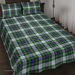 Scottish MacKenzie Dress Modern Clan Tartan Quilt Bed Set - Classic Scottish Plaid Tartan Plaid
