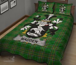 Scottish Madden or O'Madden Ireland Quilt Bed Set Irish National Tartan A7 Scottish Plaid Tartan Plaid