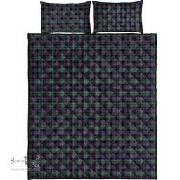 Scottish Rose Hunting Modern Clan Tartan Quilt Bed Set - Classic Scottish Plaid Tartan Plaid