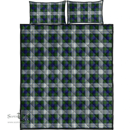 Scottish Blackwatch Dress Modern Clan Tartan Quilt Bed Set - Classic Scottish Plaid Tartan Plaid