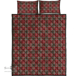 Scottish Lindsay Weathered Clan Tartan Quilt Bed Set - Classic Scottish Plaid Tartan Plaid