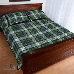 Scottish MacKenzie Dress Modern Clan Tartan Quilt Bed Set - Classic Scottish Plaid Tartan Plaid