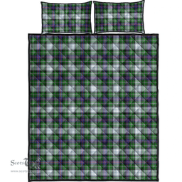 Scottish MacKenzie Dress Modern Clan Tartan Quilt Bed Set - Classic Scottish Plaid Tartan Plaid