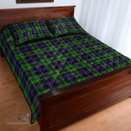 Scottish Leslie Hunting Ancient Clan Tartan Quilt Bed Set - Classic Scottish Plaid Tartan Plaid