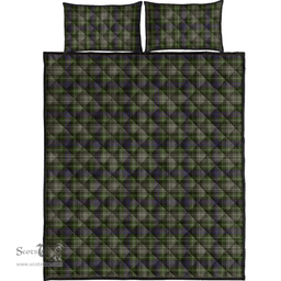 Scottish Davidson Tulloch Dress Clan Tartan Quilt Bed Set - Classic Scottish Plaid Tartan Plaid