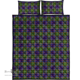 Scottish Ayrshire District Clan Tartan Quilt Bed Set - Classic Scottish Plaid Tartan Plaid