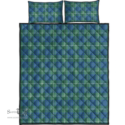 Scottish Hamilton Hunting Ancient Clan Tartan Quilt Bed Set - Classic Scottish Plaid Tartan Plaid