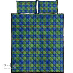 Scottish Barclay Hunting Ancient Clan Tartan Quilt Bed Set - Classic Scottish Plaid Tartan Plaid