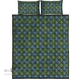 Scottish MacMillan Hunting Ancient Clan Tartan Quilt Bed Set - Classic Scottish Plaid Tartan Plaid