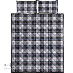 Scottish MacRae Dress Modern Clan Tartan Quilt Bed Set - Classic Scottish Plaid Tartan Plaid