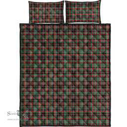 Scottish Cumming Hunting Ancient Clan Tartan Quilt Bed Set - Classic Scottish Plaid Tartan Plaid
