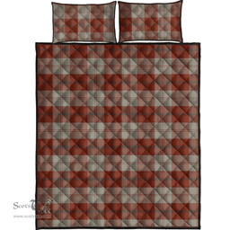 Scottish Davidson Dress Dancers Clan Tartan Quilt Bed Set - Classic Scottish Plaid Tartan Plaid