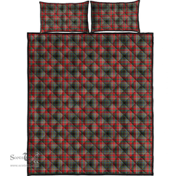 Scottish Anderson of Arbrake Clan Tartan Quilt Bed Set - Classic Scottish Plaid Tartan Plaid