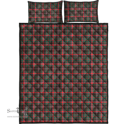 Scottish Cumming Hunting Modern Clan Tartan Quilt Bed Set - Classic Scottish Plaid Tartan Plaid