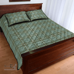 Scottish Kelly Dress Clan Tartan Quilt Bed Set - Classic Scottish Plaid Tartan Plaid