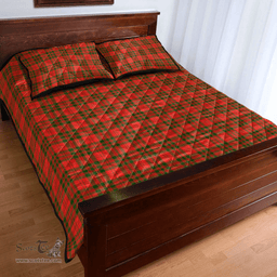 Scottish Livingstone Modern Clan Tartan Quilt Bed Set - Classic Scottish Plaid Tartan Plaid