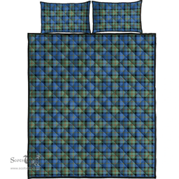 Scottish MacLeod of Harris Ancient Clan Tartan Quilt Bed Set - Classic Scottish Plaid Tartan Plaid