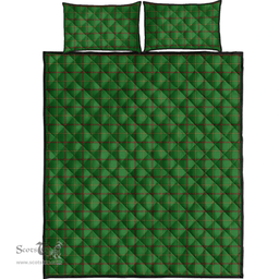 Scottish Tribe of Mar Clan Tartan Quilt Bed Set - Classic Scottish Plaid Tartan Plaid