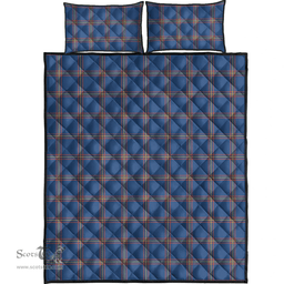 Scottish MacLaine of Loch Buie Clan Tartan Quilt Bed Set - Classic Scottish Plaid Tartan Plaid