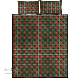 Scottish Princess Margaret Clan Tartan Quilt Bed Set - Classic Scottish Plaid Tartan Plaid