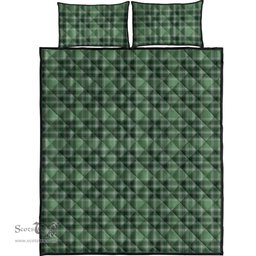 Scottish MacDonald Lord of the Isles Hunting Clan Tartan Quilt Bed Set - Classic Scottish Plaid Tartan Plaid