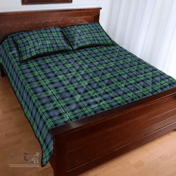 Scottish Rose Hunting Ancient Clan Tartan Quilt Bed Set - Classic Scottish Plaid Tartan Plaid