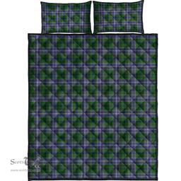 Scottish Wishart Hunting Modern Clan Tartan Quilt Bed Set - Classic Scottish Plaid Tartan Plaid