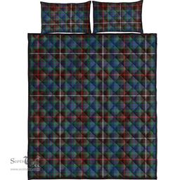 Scottish Fraser Hunting Ancient Clan Tartan Quilt Bed Set - Classic Scottish Plaid Tartan Plaid