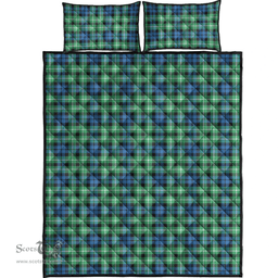 Scottish Graham of Montrose Ancient Clan Tartan Quilt Bed Set - Classic Scottish Plaid Tartan Plaid