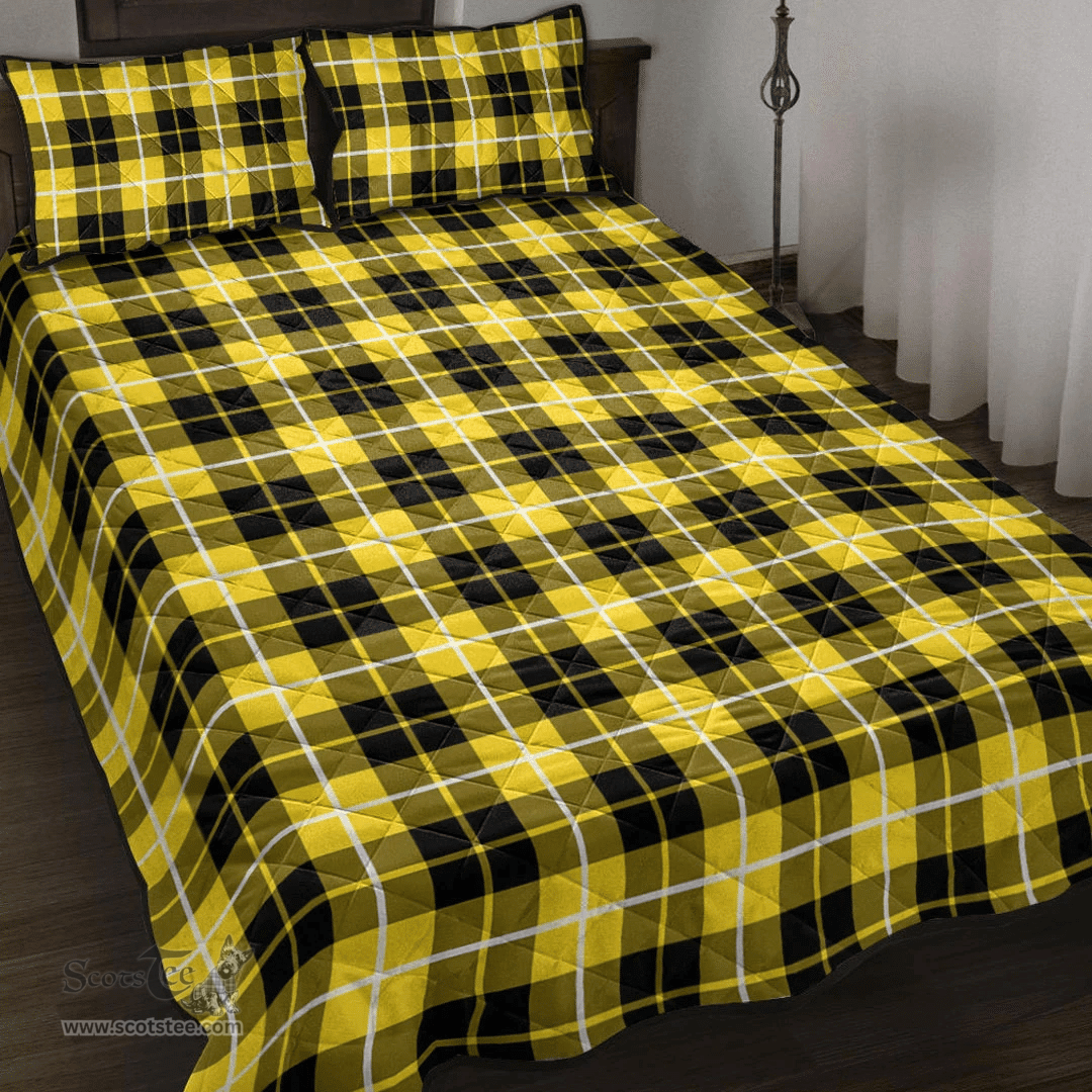 Scottish Barclay Dress Modern Clan Tartan Quilt Bed Set - Classic Scottish Plaid Tartan Plaid
