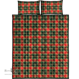 Scottish MacLachlan Hunting Modern Clan Tartan Quilt Bed Set - Classic Scottish Plaid Tartan Plaid