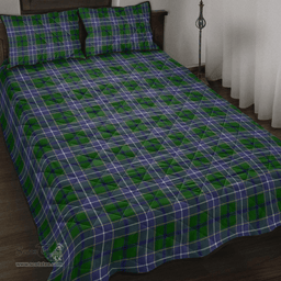 Scottish Wishart Hunting Modern Clan Tartan Quilt Bed Set - Classic Scottish Plaid Tartan Plaid