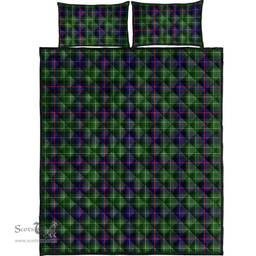 Scottish Leslie Hunting Ancient Clan Tartan Quilt Bed Set - Classic Scottish Plaid Tartan Plaid