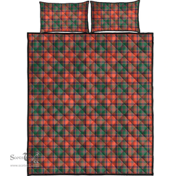 Scottish Stewart of Appin Ancient Clan Tartan Quilt Bed Set - Classic Scottish Plaid Tartan Plaid