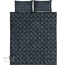 Scottish Graham of Montrose Modern Clan Tartan Quilt Bed Set - Classic Scottish Plaid Tartan Plaid