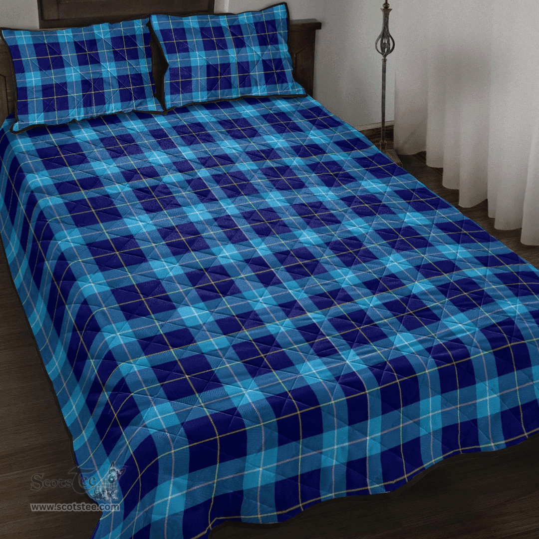 Scottish MacSporran Ancient Clan Tartan Quilt Bed Set - Classic Scottish Plaid Tartan Plaid