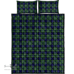 Scottish MacNeil of Colonsay Modern Clan Tartan Quilt Bed Set - Classic Scottish Plaid Tartan Plaid