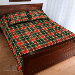 Scottish MacLachlan Hunting Modern Clan Tartan Quilt Bed Set - Classic Scottish Plaid Tartan Plaid
